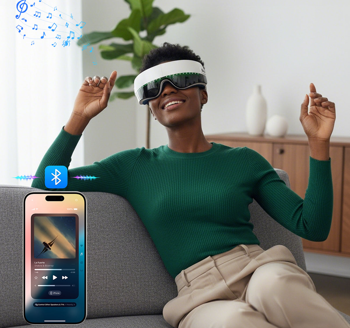 Soojer SOMA AI Voice-Controlled Eye Massager