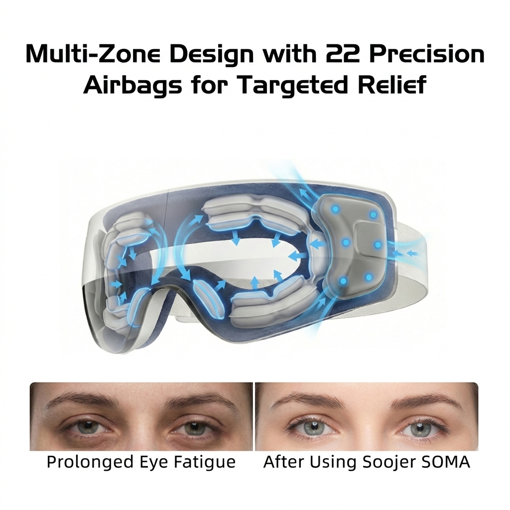 Soojer SOMA AI Voice-Controlled Eye Massager